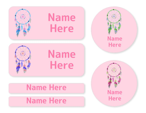 Dream Catcher -  Mixed Name Label Pack