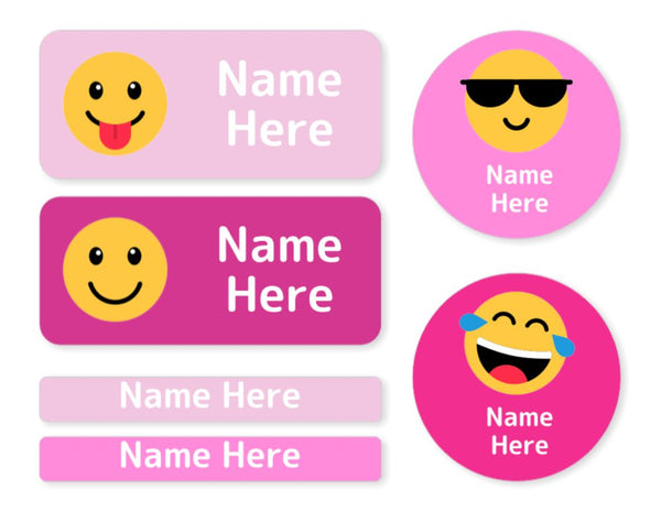 Emoji -  Mixed Name Label Pack