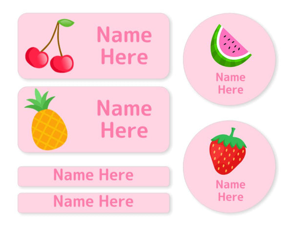 Fruit -  Mixed Name Label Pack