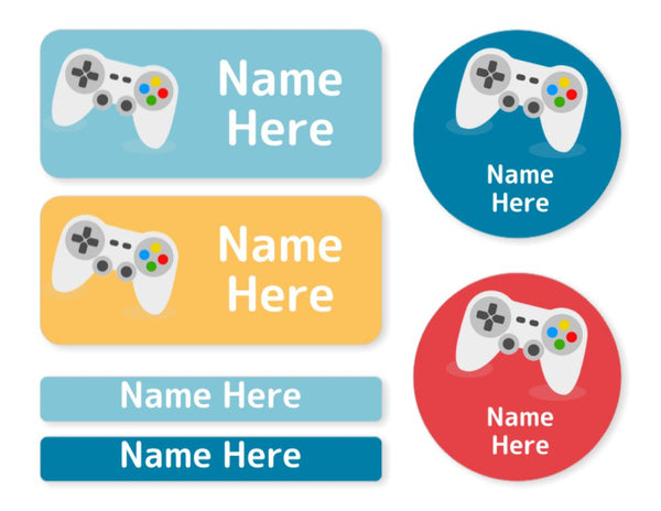 Gaming -  Mixed Name Label Pack