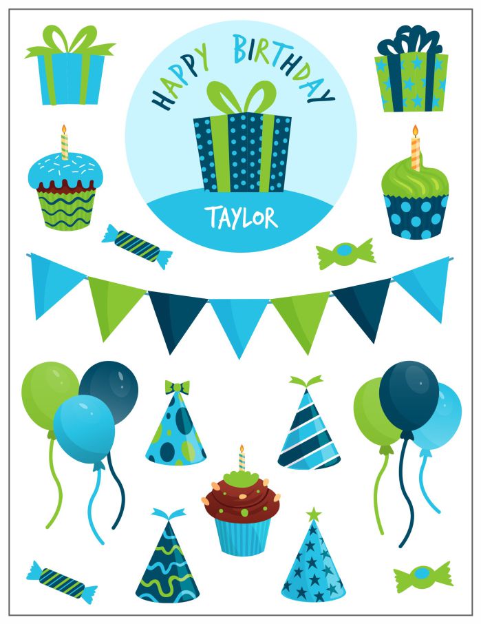 Gift Box Birthday Sticker Pack