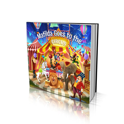 Goes to the Circus Large Soft Cover Story Book