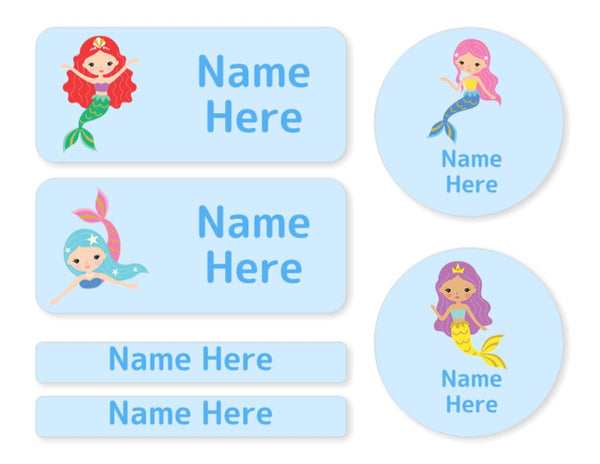 Mermaids -  Mixed Name Label Pack