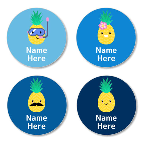 Pineapple Round Label (Pack of 30)
