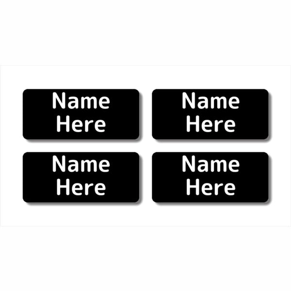 Single Colour Rectangle Name Labels (Pack of 32) Harvey Norman Photo