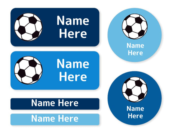 Soccer Ball -  Mixed Name Label Pack