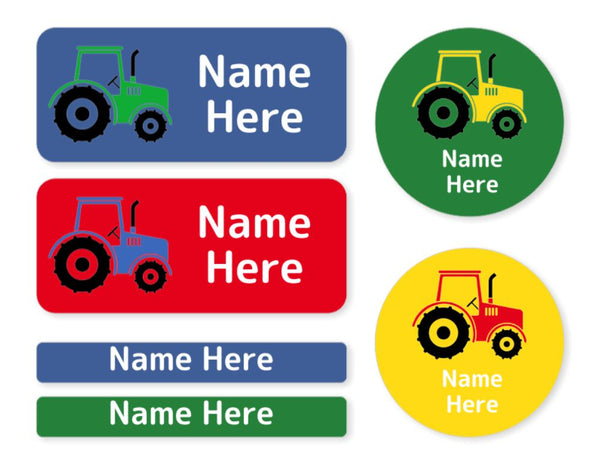 Tractor  -  Mixed Name Label Pack