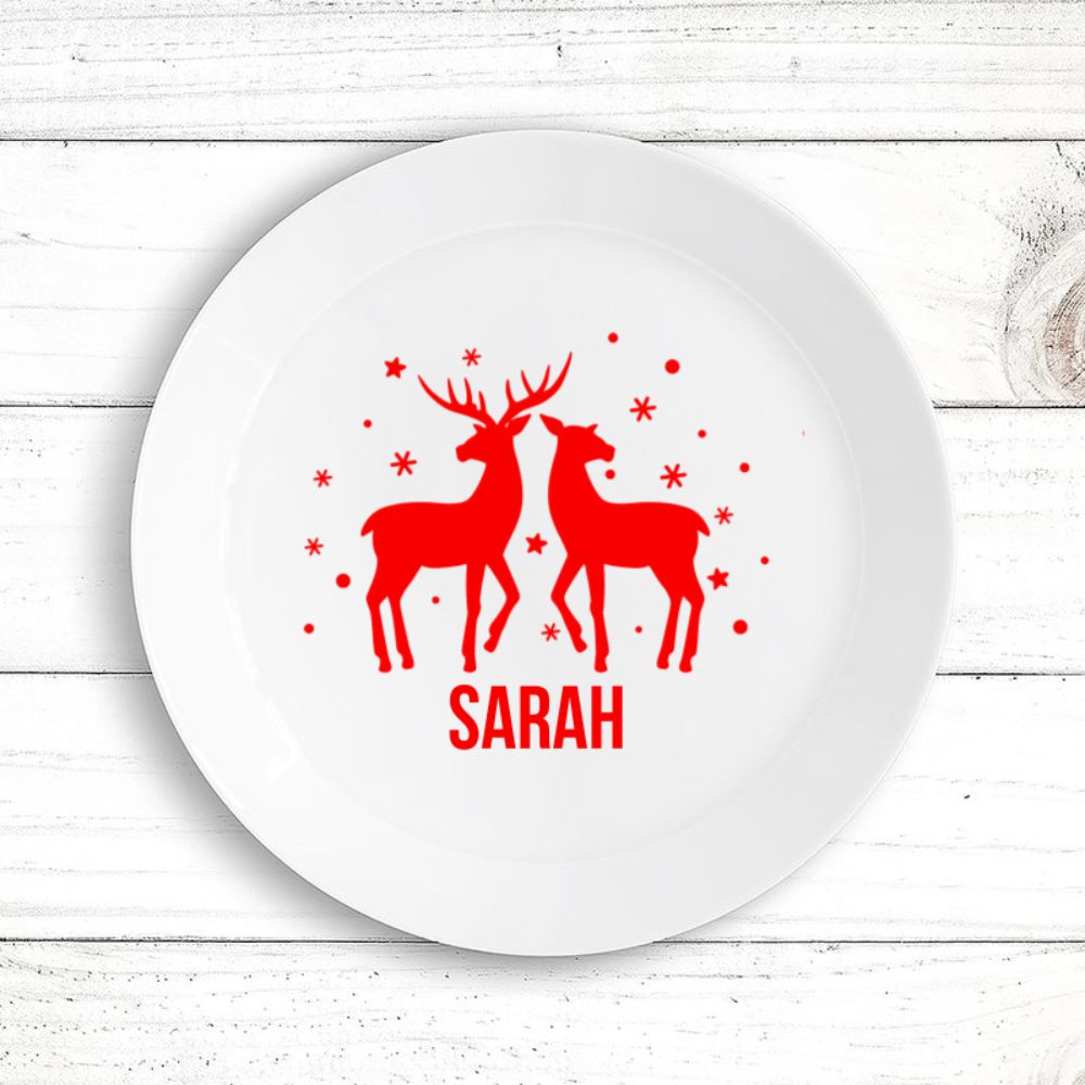 Two Deer Plate