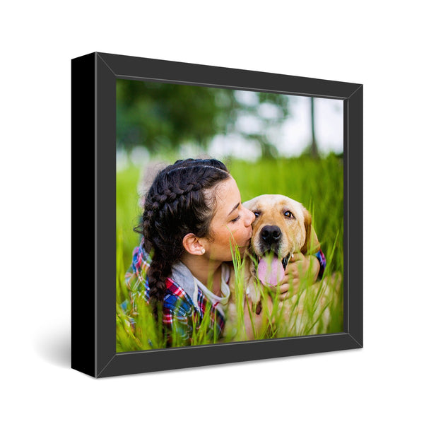 12x12"  Framed Metal Print