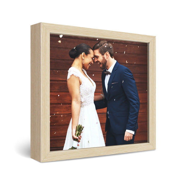 12x12"  Framed Metal Print