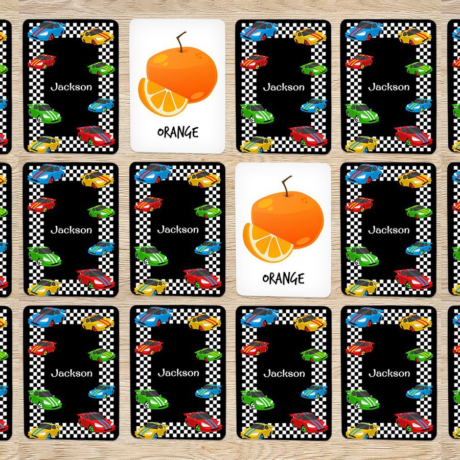 Race Cars Memory Game