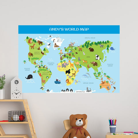 World Map - 40x60cm