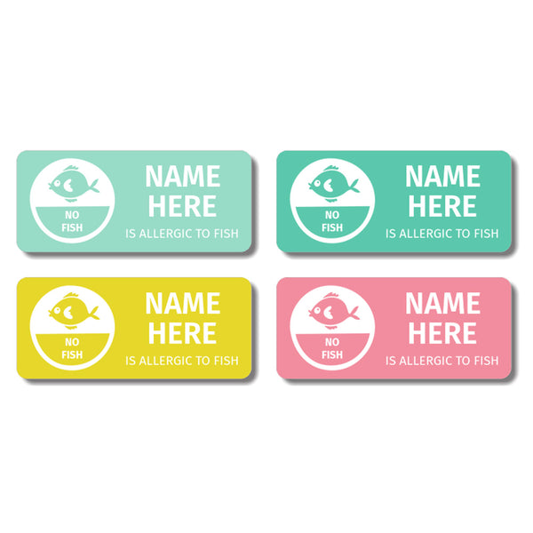 Pastels Rectangle Allergy Labels (Pack of 32) – Harvey Norman Photo ...