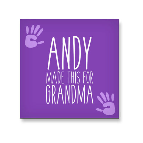 Flexi Magnet - Square - 4x4" (10x10cm) Grandma