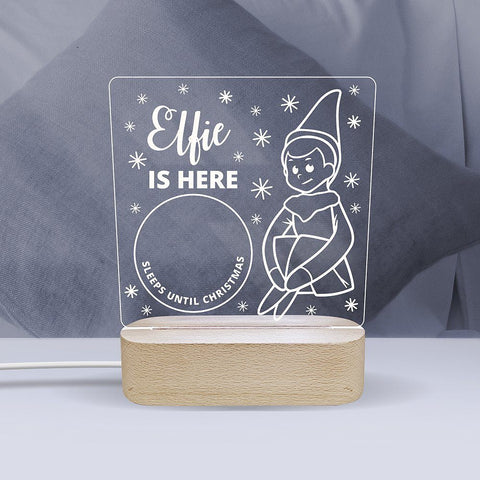 Elf - Personalised Night Light