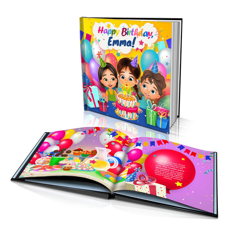 Large Hard Cover Story Book - Happy Birthday