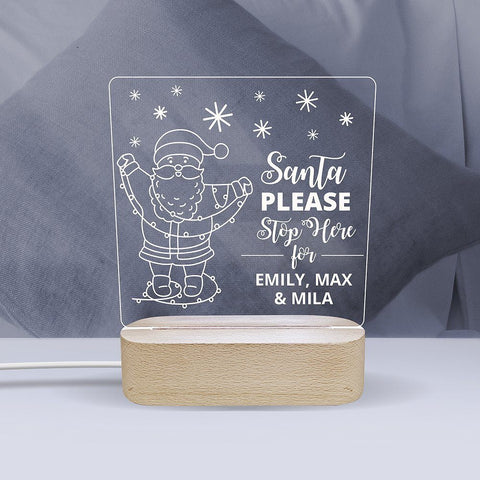 Santa - Personalised Night Light