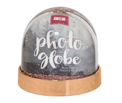 Photo Glitter Globe - Rose Gold