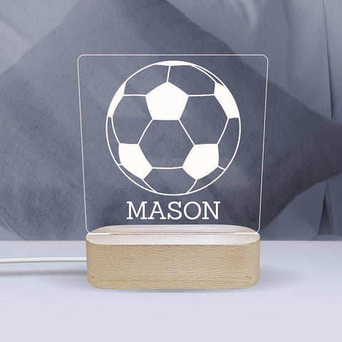 Soccer Ball - Personalised Night Light