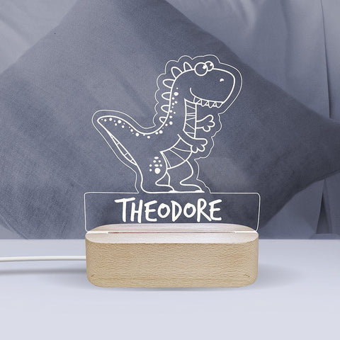 T-Rex- Personalised Night Light