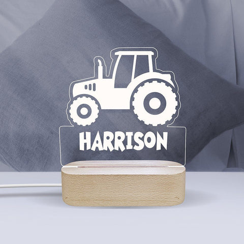 Tractor - Personalised Night Light