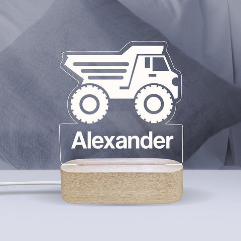 Truck - Personalised Night Light