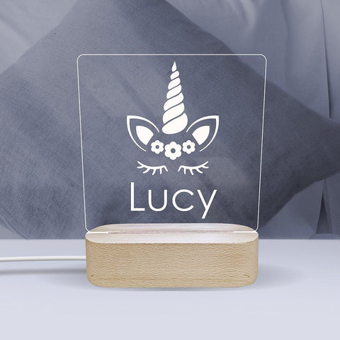 Unicorn Horn - Personalised Night Light