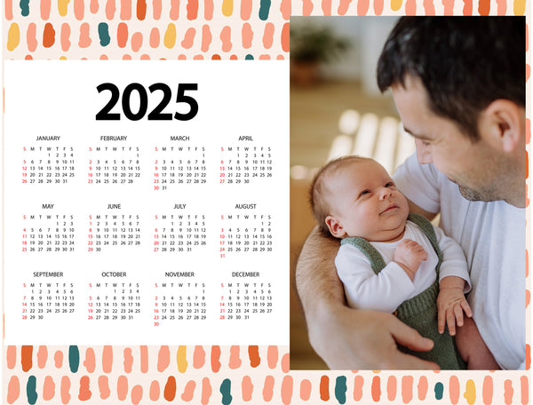 12x18" (30x45cm) Sticky Calendar