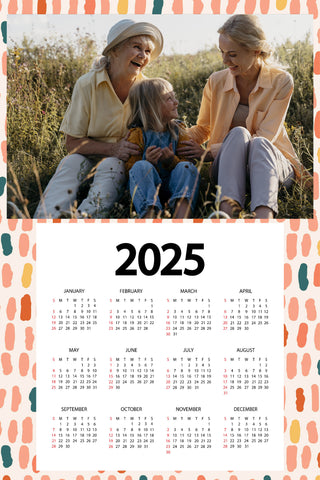 12x18" (30x45cm) Sticky Calendar