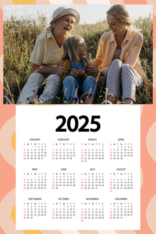 6x8" (15x20cm) Sticky Calendar