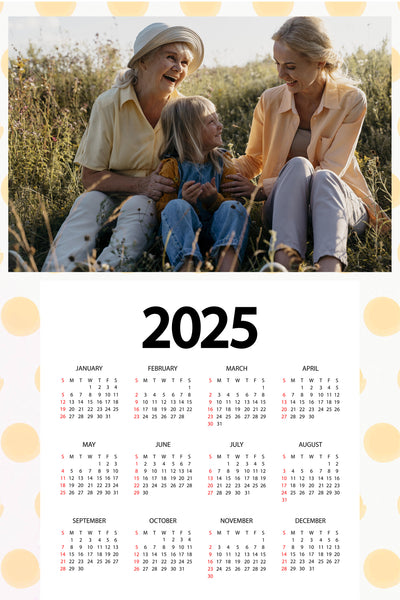8x12" (20x30cm) Sticky Calendar