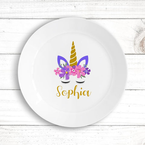 Unicorn Kids Plate