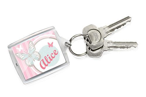 Butterfly Keyring