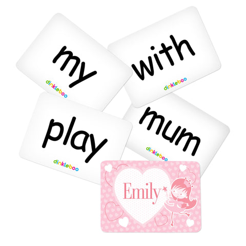 Fairy Memory Game Sight Words Pack 2