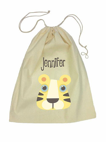 Drawstring Bag - Yellow Tiger