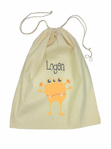 Drawstring Bag - Orange Alien