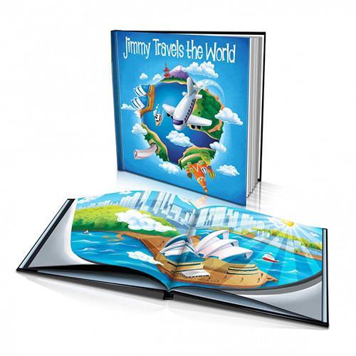 Large Hard Cover Story Book - Travelling the World