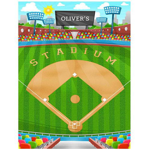 Small Baseball Play Blanket