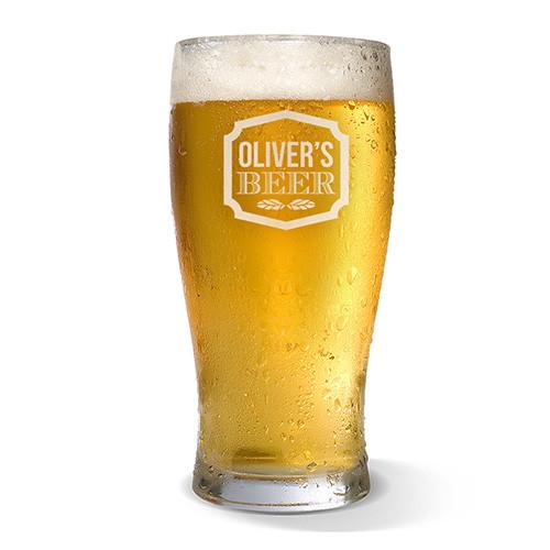 Sign Design Standard 285ml Beer Glass