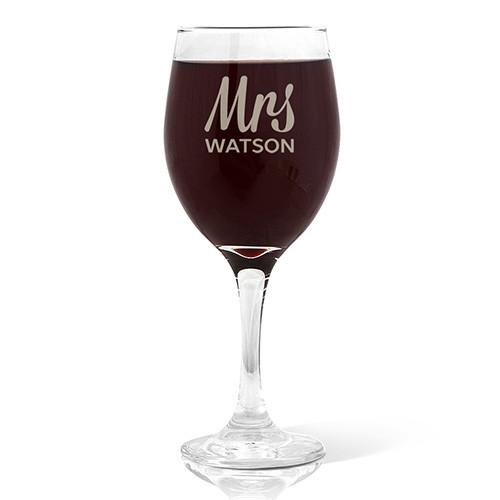 Mrs Design Red Wine 410ml Glass