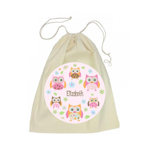 Drawstring Bag - Owl