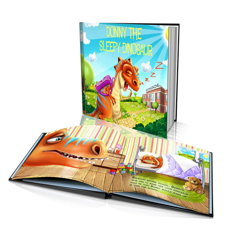 Hard Cover Story Book - The Sleeping Dinosaur