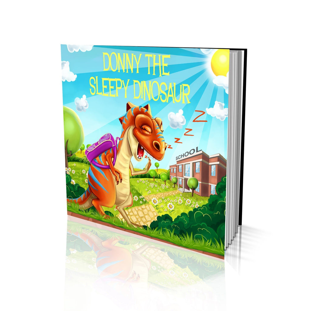 Large Soft Cover Story Book - The Sleeping Dinosaur