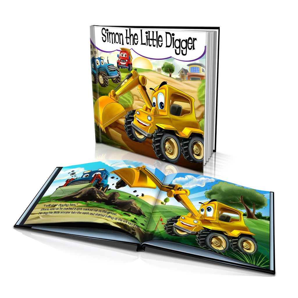 Hard Cover Story Book - The Little Digger
