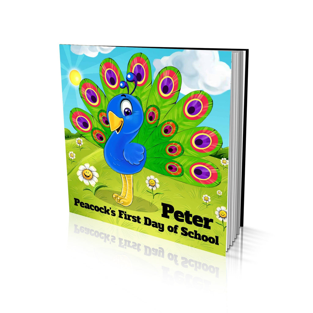 Soft Cover Story Book - Peacock's First Day of School
