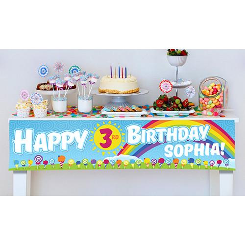 Lollipop Party Banner (Temporarily Out of Stock)