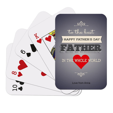 Best Father Playing Cards