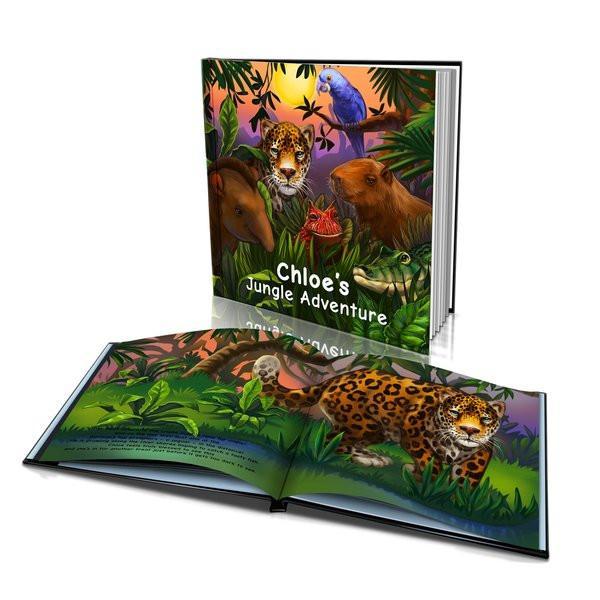 Large Hard Cover Story Book - Jungle Adventure