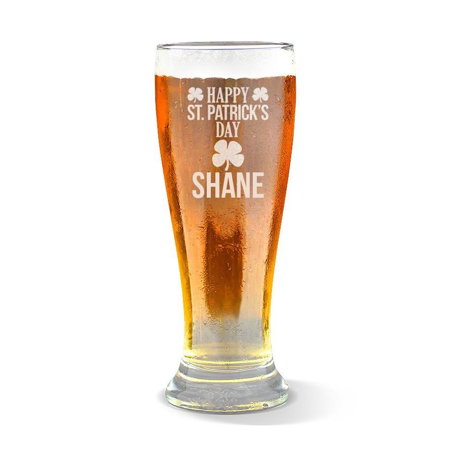 Happy St Patrick's Day Premium 285ml Beer Glass