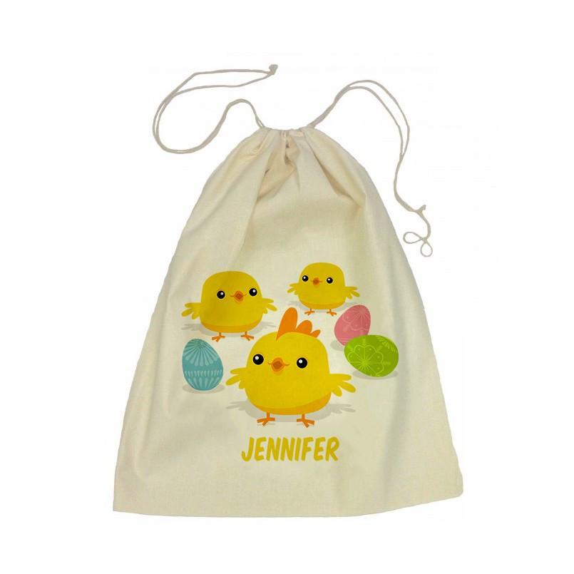 Drawstring Bag - Easter Chicks